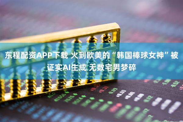 东程配资APP下载 火到欧美的“韩国棒球女神”被证实AI生成 无数宅男梦碎